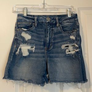 American Eagle high rise shorties, curvy size 6